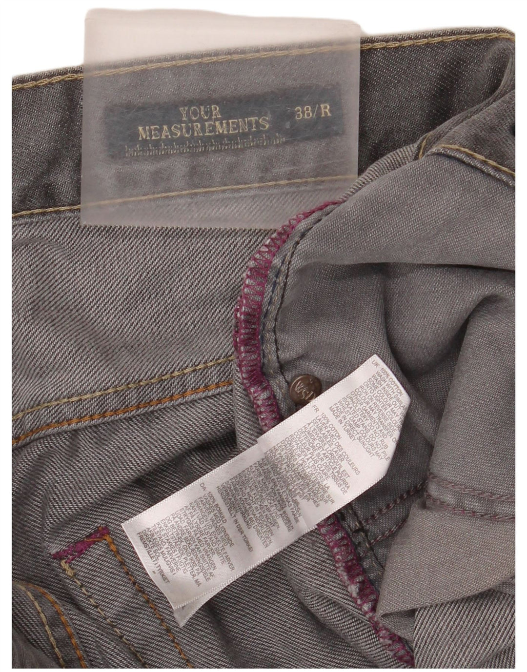White Stuff Straight Jeans til mænd W38 L32 Grå Bomuld