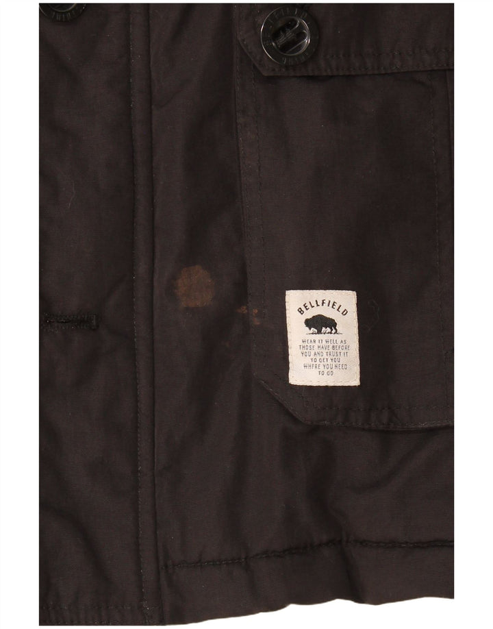 Bellfield Herre Utility Jacket UK 40 Large Black Polyester