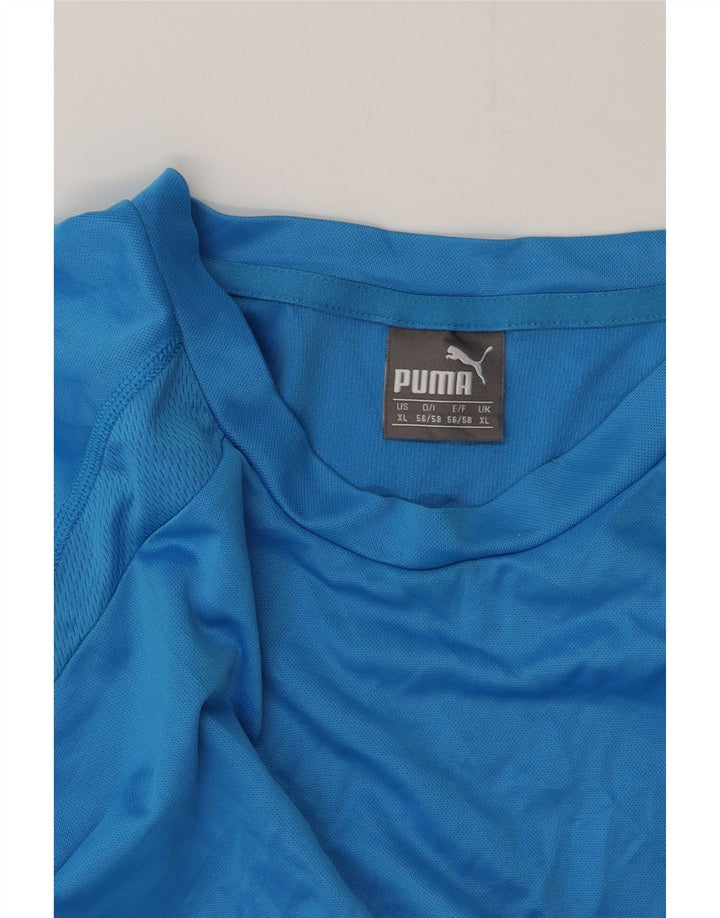 PUMA T-shirt top til kvinder DK 18 XL Blå