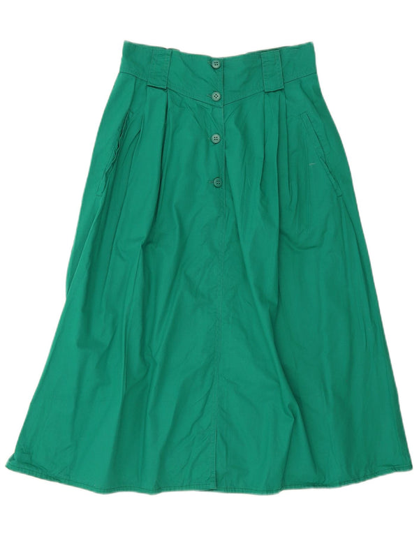Prisma Dame Højtalje A-Line Nederdel UK 12 Medium W26 Grøn
