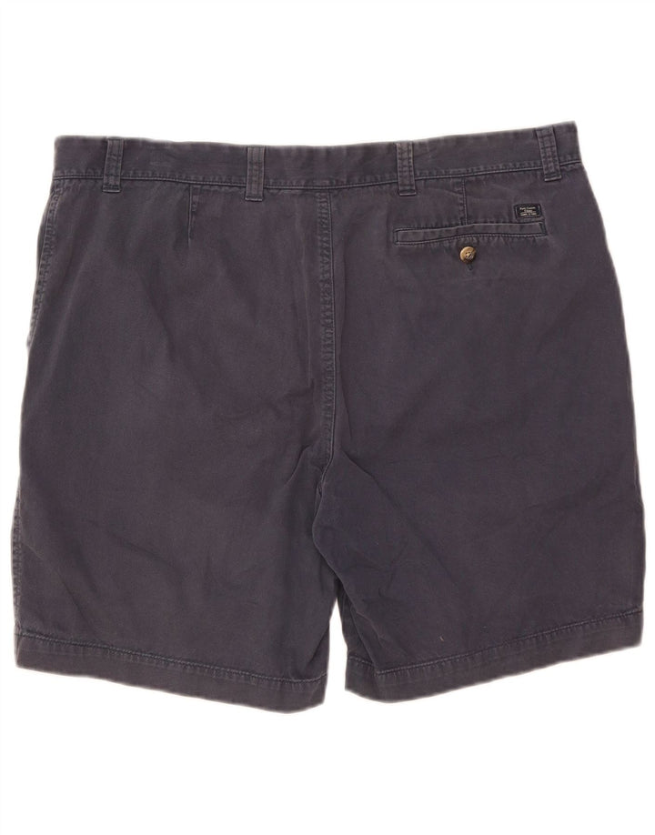 MARKS & SPENCER Chino Shorts til mænd W40 XL Blå Bomuld