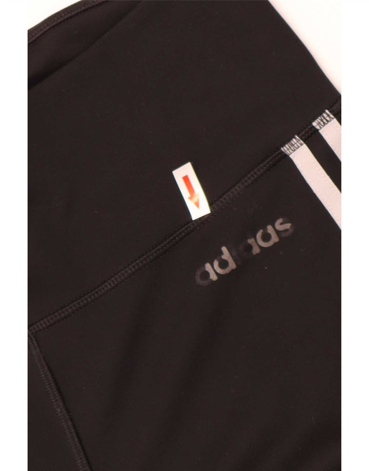 Adidas Womens Climalite Leggings UK 8/10 Small Black Polyester