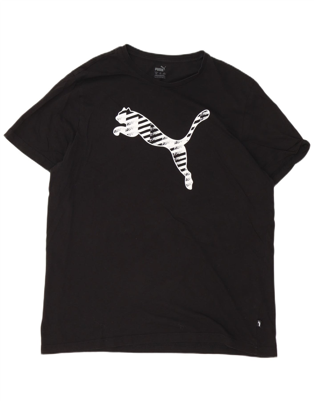 Puma Herre Grafisk T-Shirt Top 2XL Sort