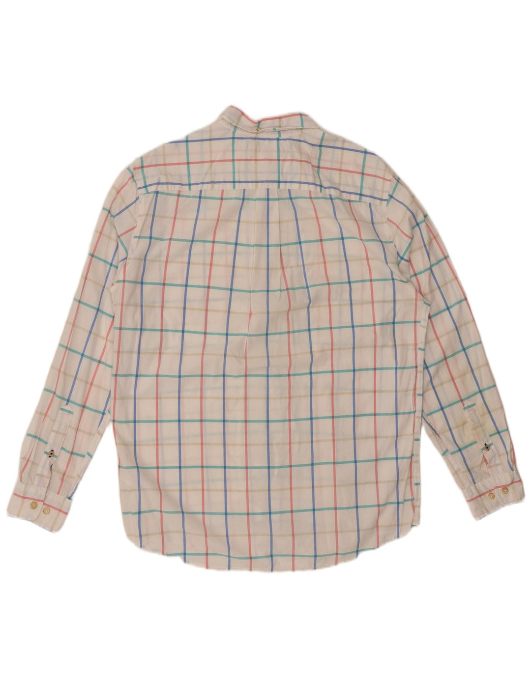 TOMMY HILFIGER Herre Classic Fit skjorte Medium hvid ternet bomuld