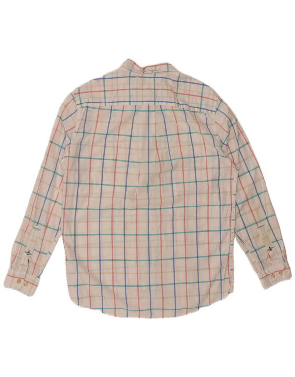 TOMMY HILFIGER Herre Classic Fit skjorte Medium hvid ternet bomuld