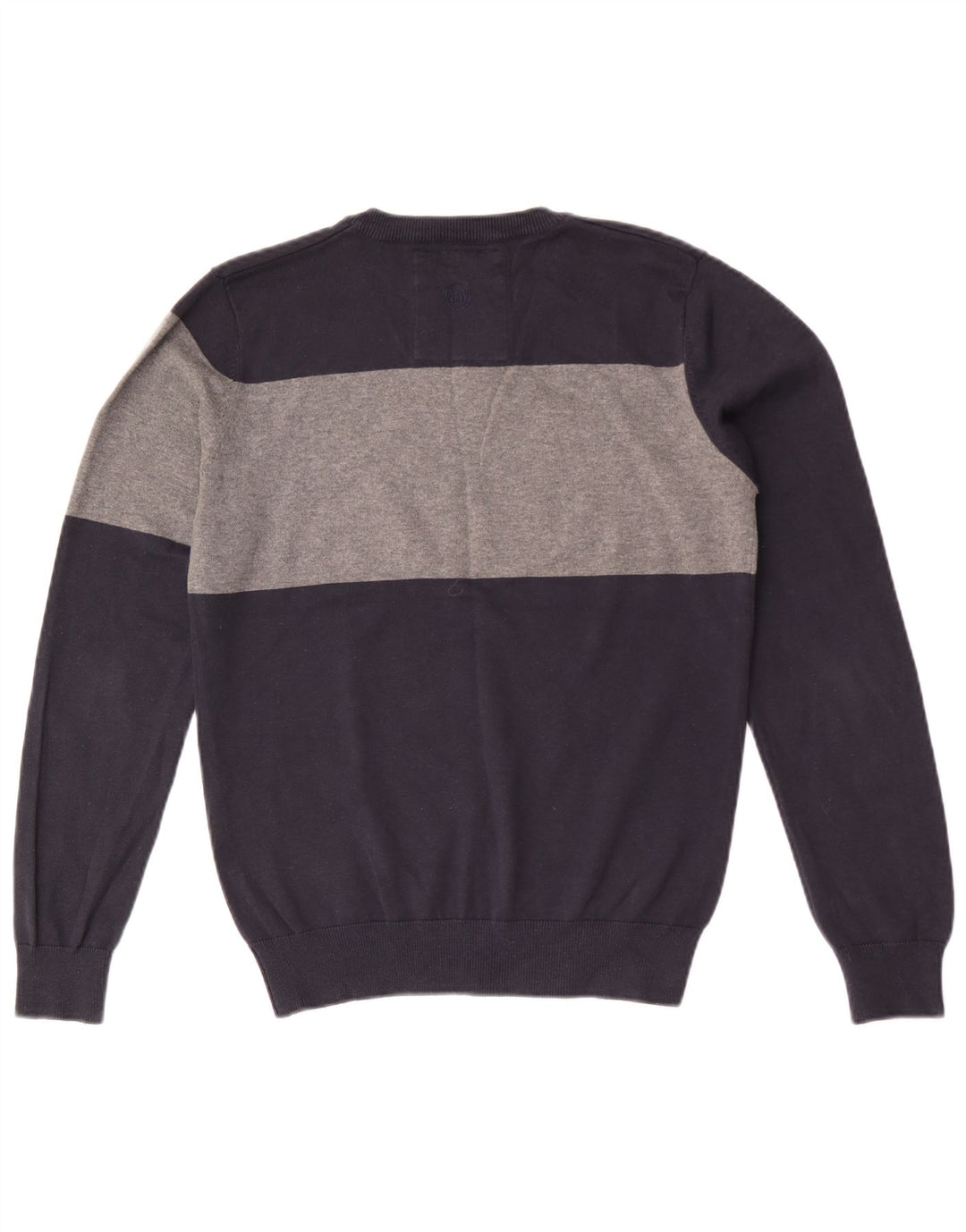 Jack & Jones Herre V-hals sweater Medium Marineblå Colourblock Bomuld