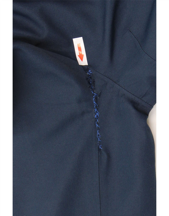 Barbour Dame Hooded Utility Jacket UK 14 Large Navy Blue