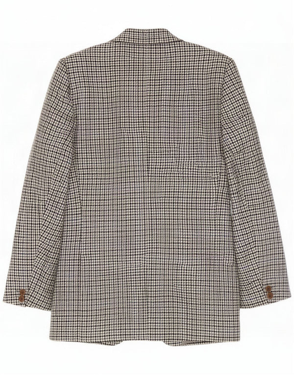 Prandina Herre 2-knaps blazerjakke UK 40 Large Grey Houndstooth