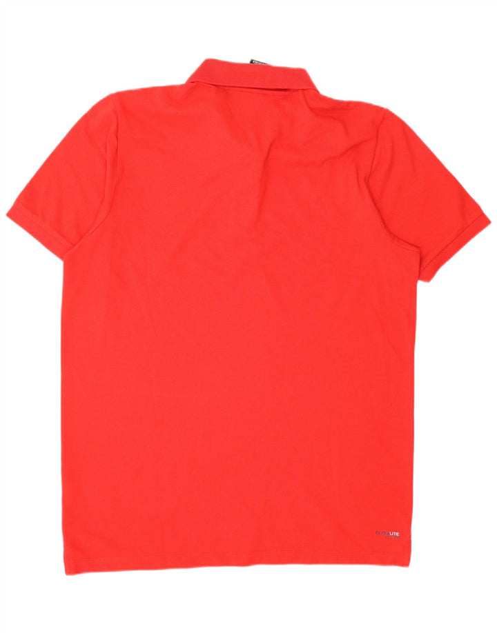 ADIDAS Herre Clima 365 poloskjorte stor rød bomuld