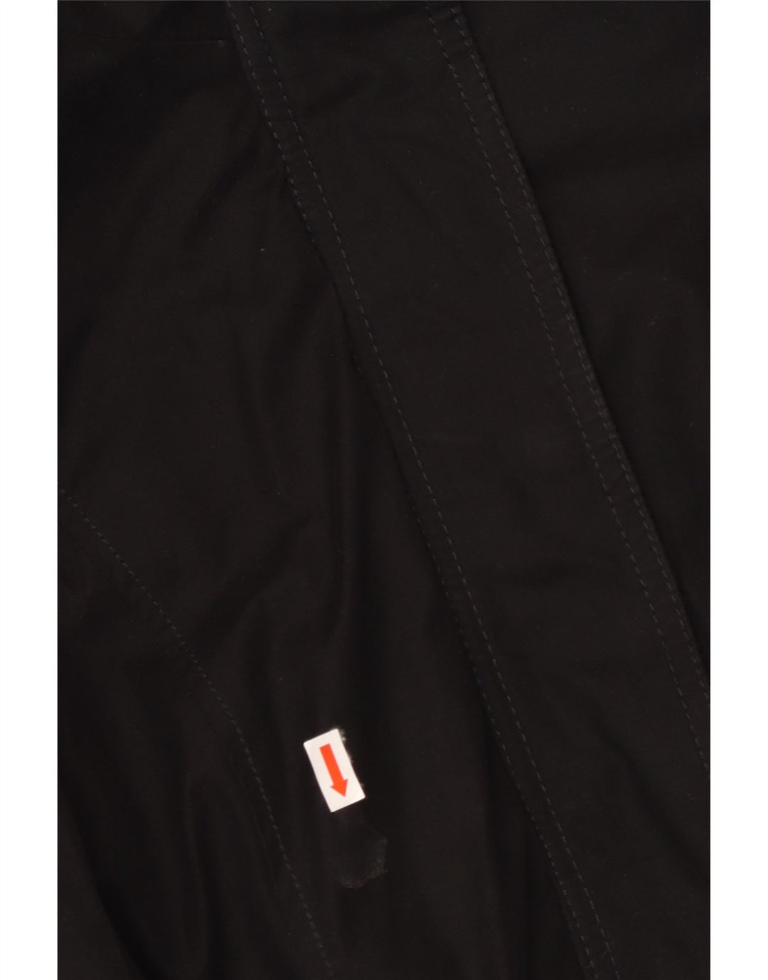 HOLLISTER Parkajakke med hætte til kvinder UK 14 Medium Sort Polyester