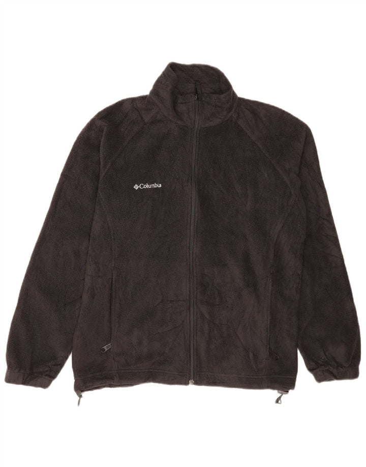 Columbia Herre Fleecejakke UK 38 Medium Sort Polyester