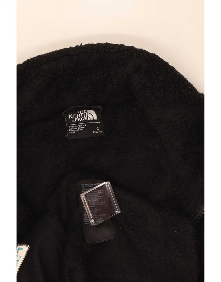 The North Face Girls Fleecejakke 14-15 År Stor Sort Polyester