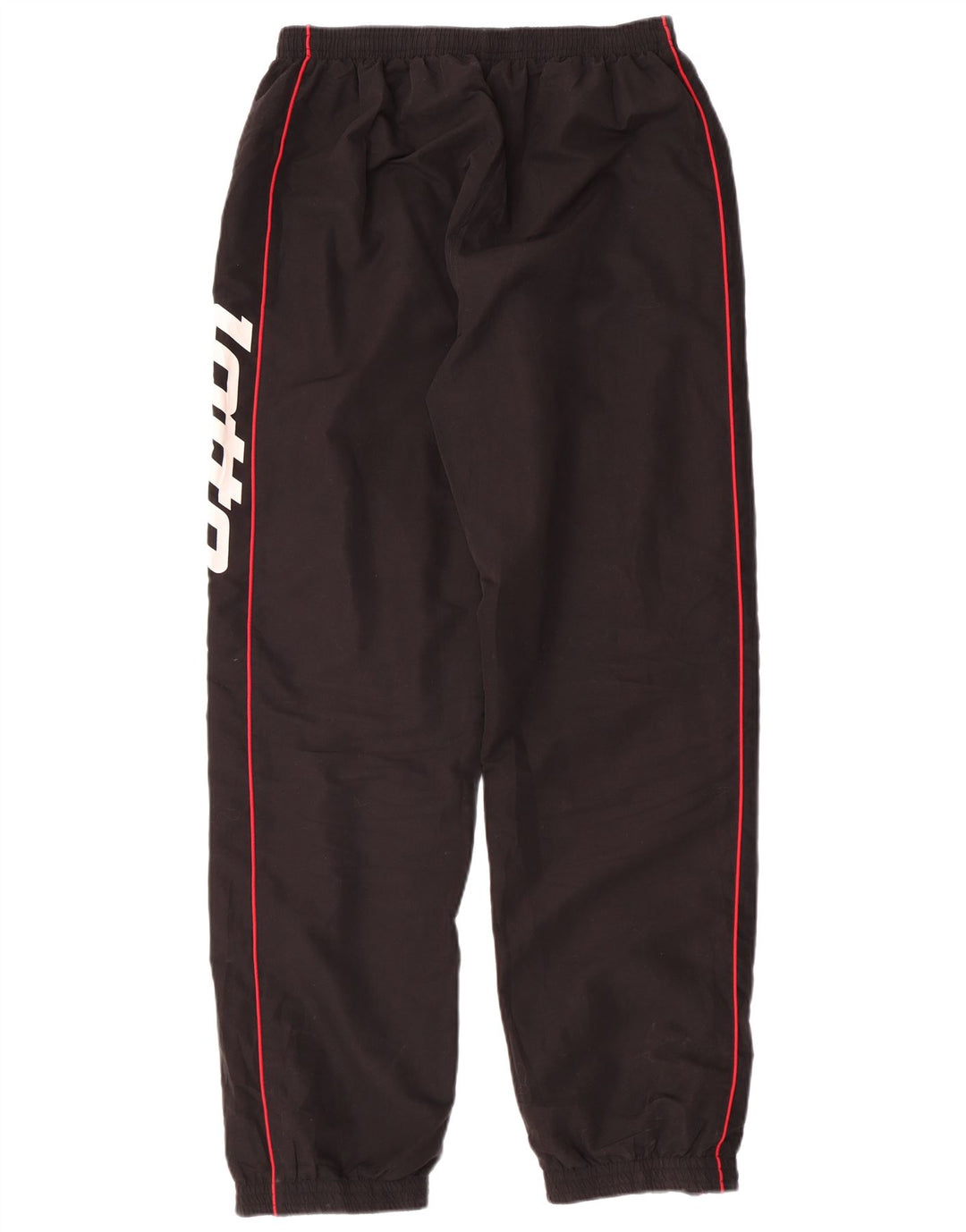 LOTTO Womens Graphic Tracksuit Trousers Joggers UK 12 Medium  Black