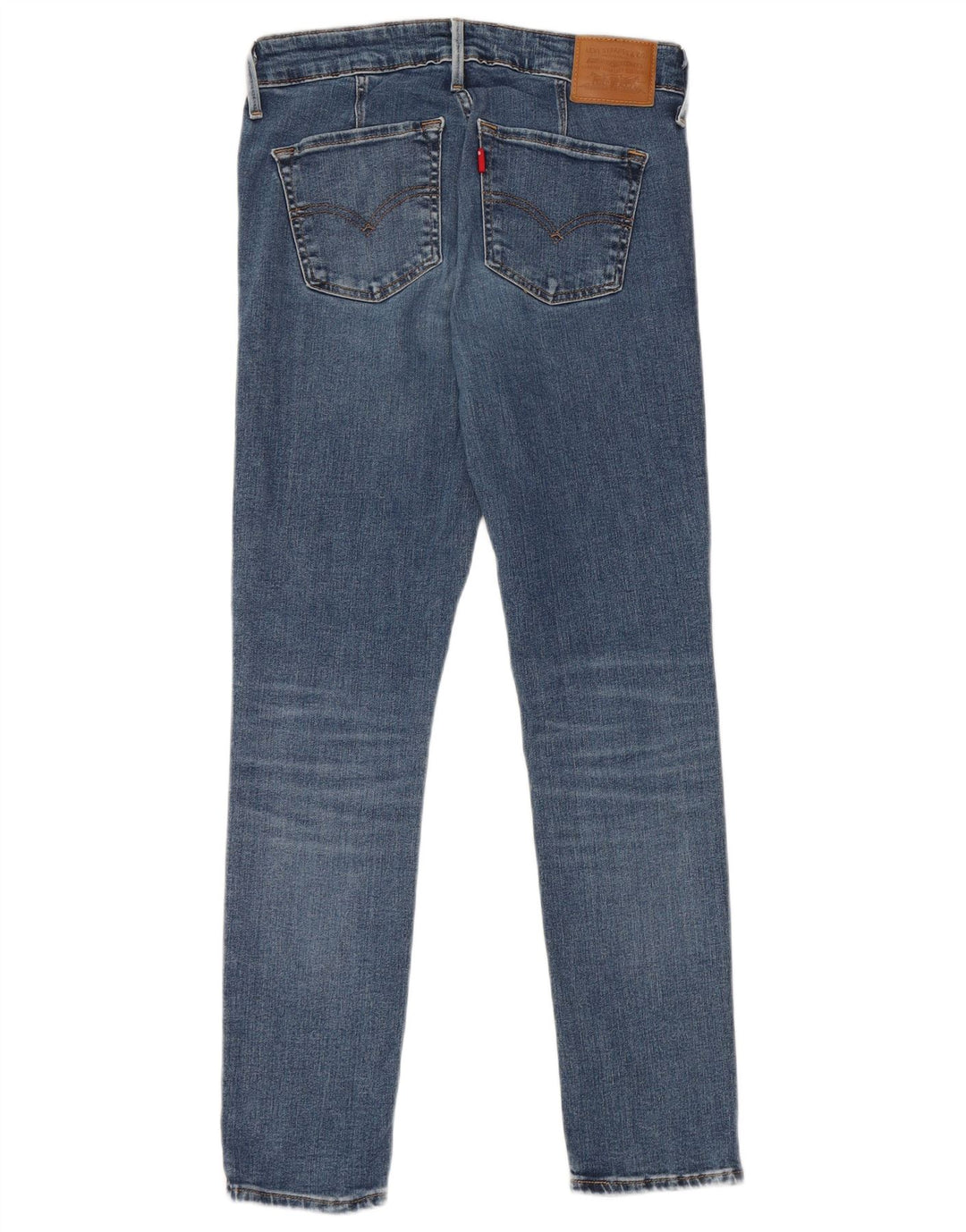 Levi's Dame 712 Slim Jeans W26 L28 Blå Bomuld