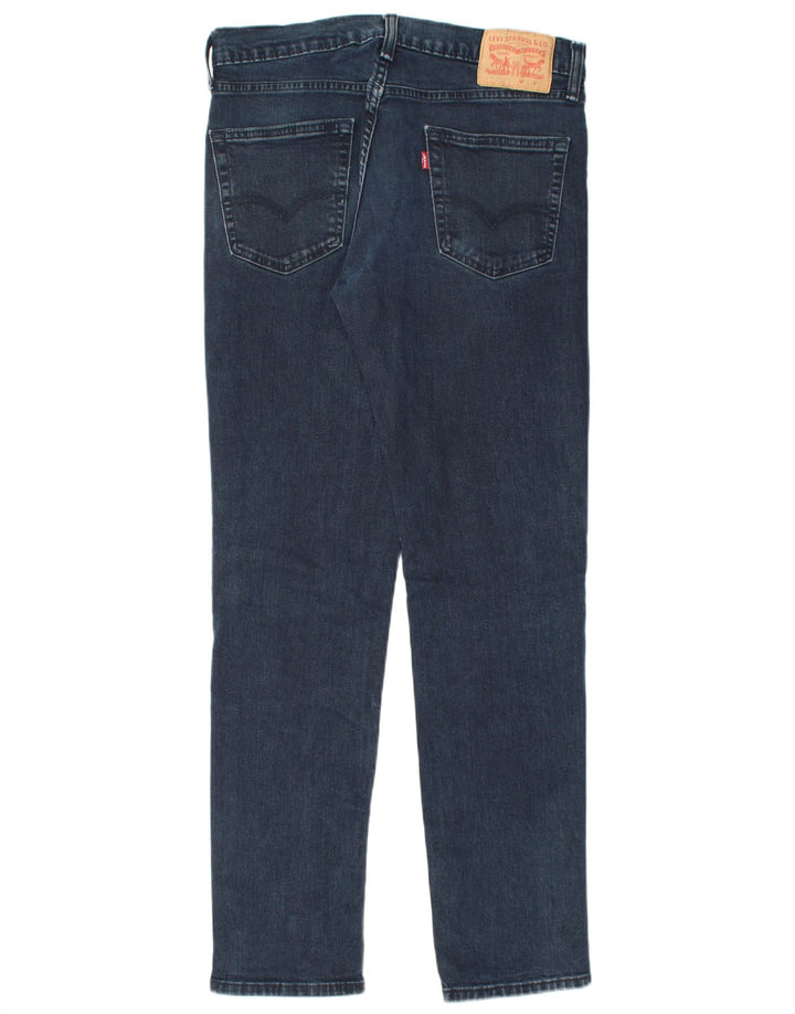 LEVI'S Herre 511 Slim Jeans W32 L32 Marineblå Bomuld