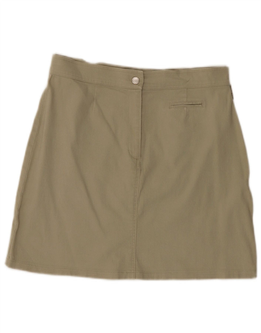 NAF NAF Dame Mini-nederdel EU 40 Medium W28 Khaki Bomuld