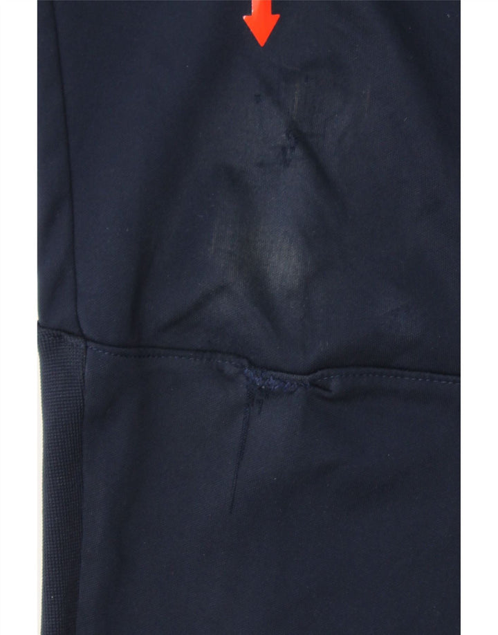 NIKE Boys Dri Fit Tracksuit Trousers 12-13 Years Large Navy Blue Polyester Vintage Nike and Second-Hand Nike from Messina Hembry 