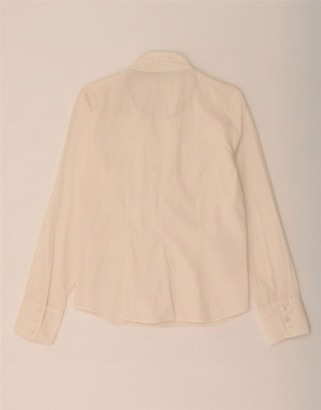 Tommy Hilfiger Dame Flæse Front Shirt US 12 Stor hvid bomuld