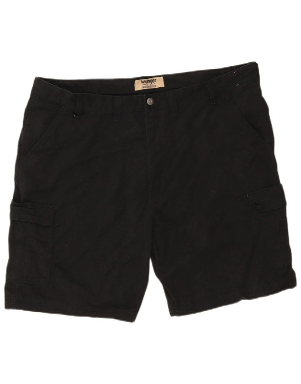 Wrangler Herre Cargo Shorts W44 2XL Sort Bomuld