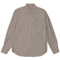 J. CREW Oxford Slim Fit-skjorte til mænd, mellemgrå nålestribet bomuld