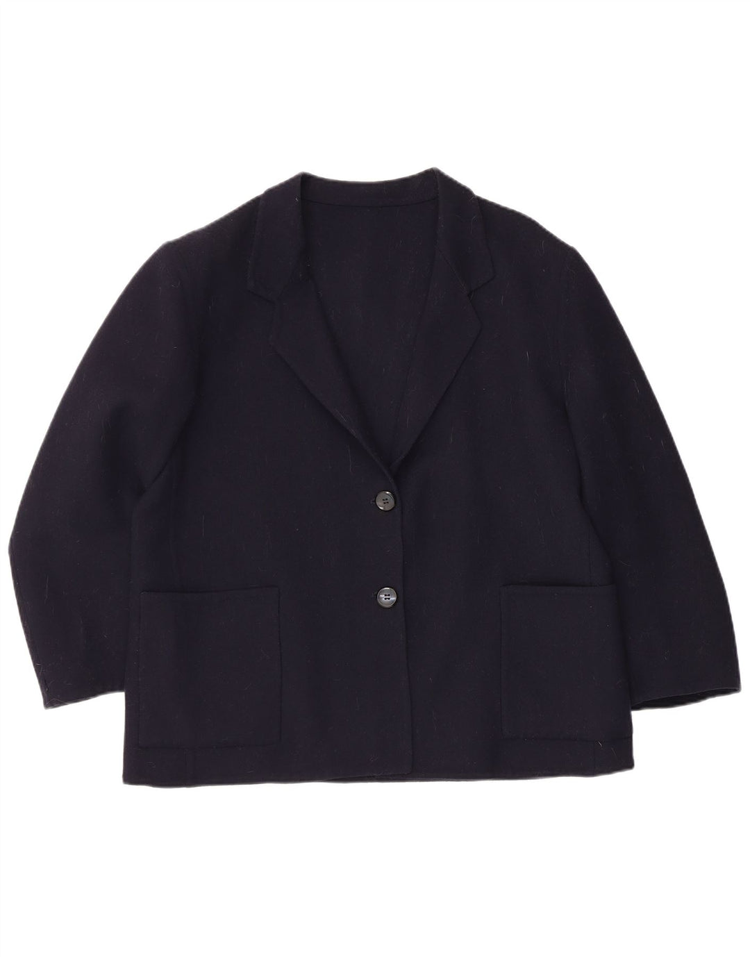 Piacenza Dame 3/4 ærmer 2-knaps blazerjakke UK 16 Large Navy Blue