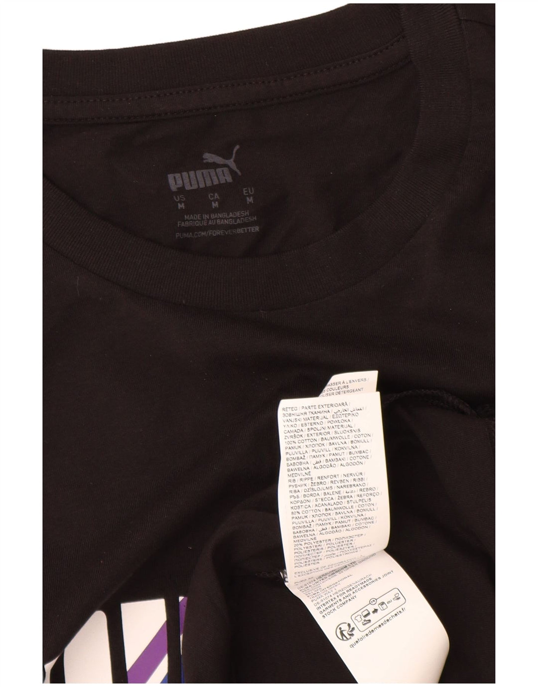 Puma Herre Grafisk Vest Top Medium Sort Bomuld