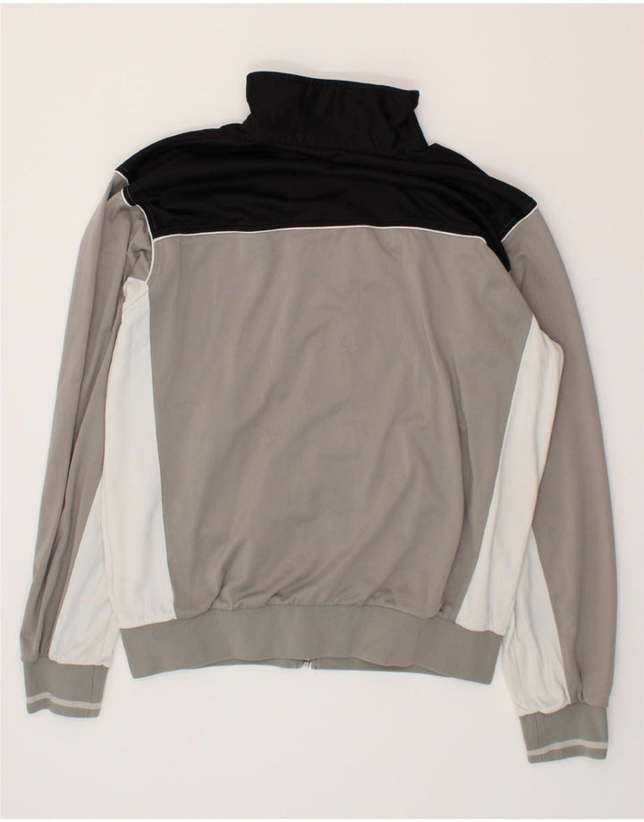 CHAMPION Mens Tracksuit Top Jacket XL Grey Colourblock Polyester Vintage Champion and Second-Hand Champion from Messina Hembry 