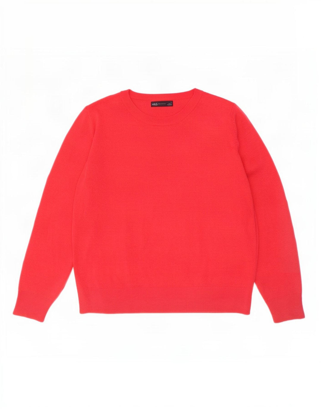 Marks & Spencer Dame Boat Neck Jumper Sweater UK 12 Medium Pink
