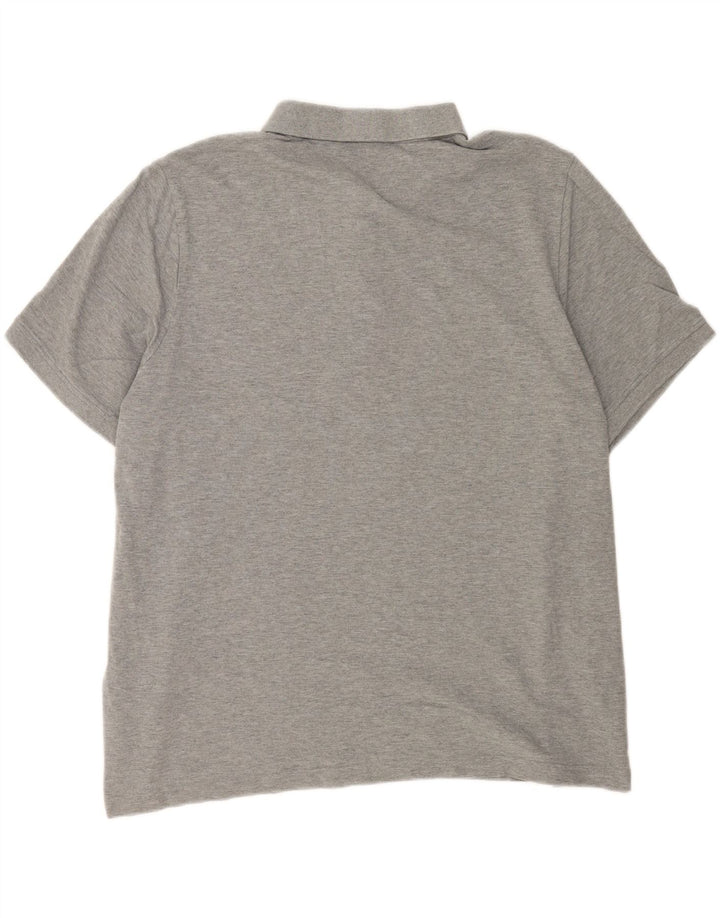 Puma Polo Shirt til mænd 2XL Grå Flecked Bomuld