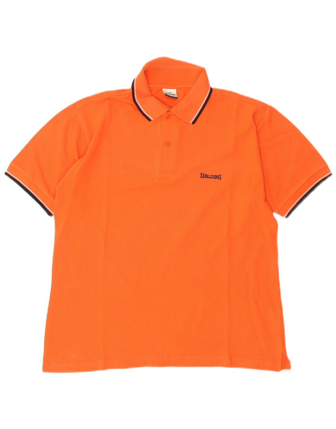 Spalding Herre poloshirt Medium Orange Bomuld
