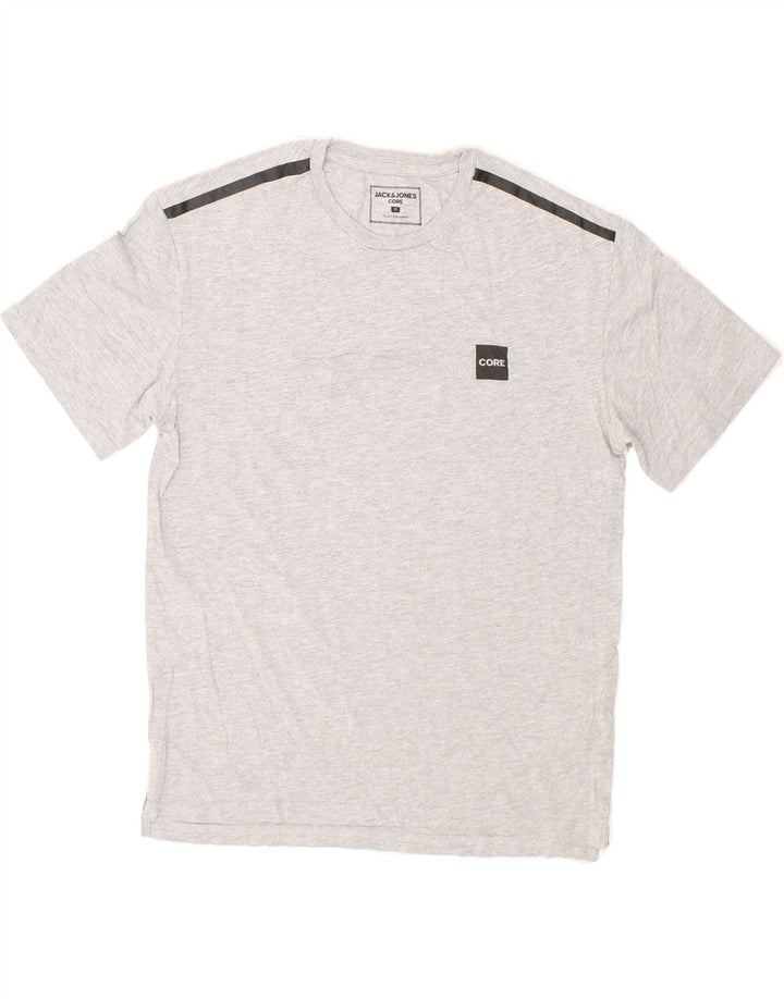 JACK & JONES Mens T-Shirt Top Medium Grey Cotton Vintage Jack & Jones and Second-Hand Jack & Jones from Messina Hembry 