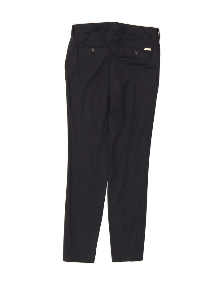 MASSIMO DUTTI Womens Slim Casual Trousers EU 40 Medium W30 L29 Navy Blue Vintage Massimo Dutti and Second-Hand Massimo Dutti from Messina Hembry 