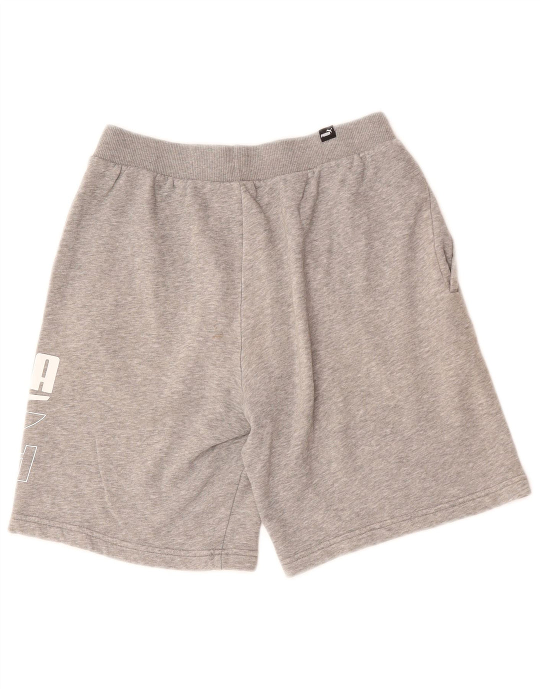 Puma Herre grafiske sportsshorts Små grå bomuld
