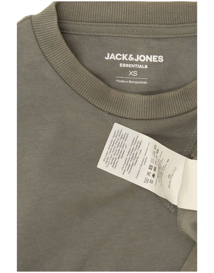 Jack & Jones Sweatshirt til mænd XS Khaki Bomuld