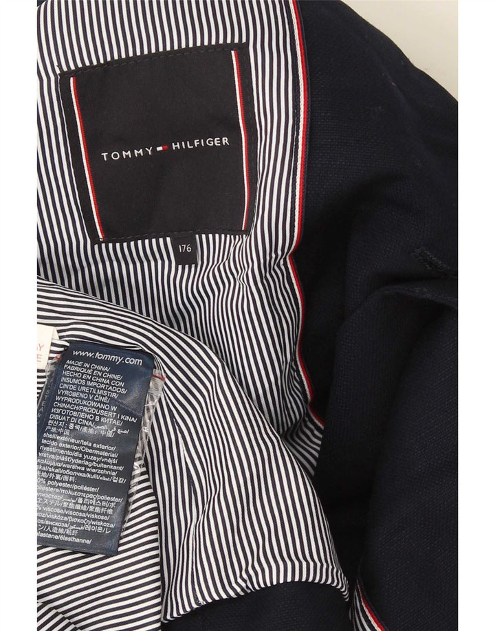 Tommy Hilfiger drenge 2-knaps blazerjakke 15-16 år marineblå polyester