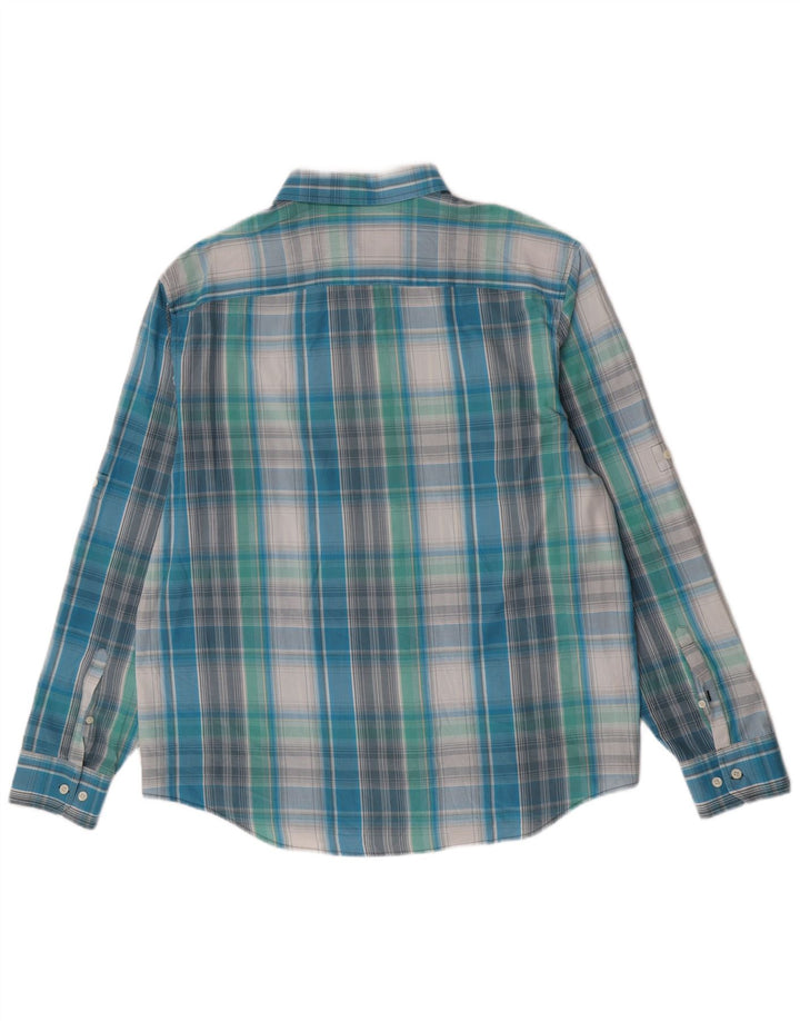 Penguin Herre Classic Fit skjorte 2XL blå ternet