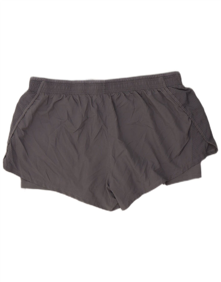 Nike Dame Dri Fit sportsshorts UK 20 2XL Grå Polyester