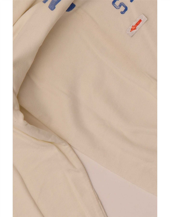 North Sails Herre Grafisk Sweatshirt Jumper Medium Hvid Bomuld