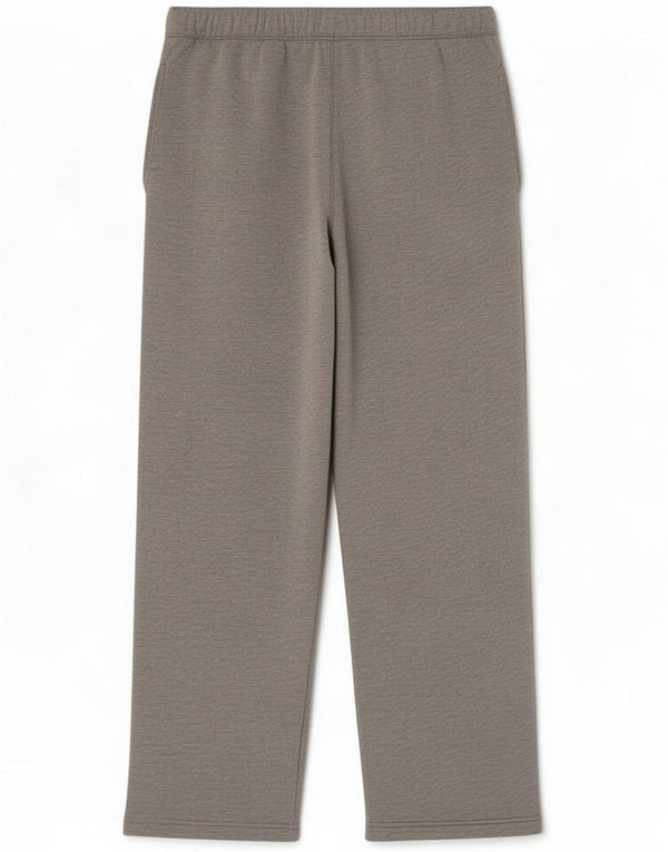 Adidas Mens Regular Tracksuit Trousers Medium Grey Flecked Cotton