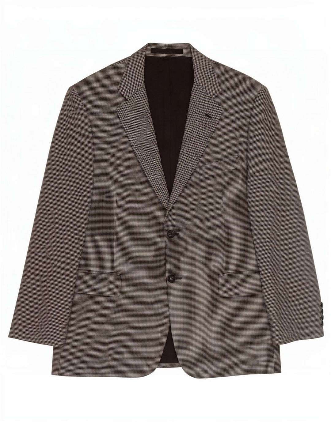 Marks & Spencer Herre 2-knaps blazerjakke UK 44 XL Sort Houndstooth
