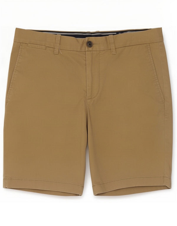 Penguin Herre Slim Fit Chino Shorts EU 46 Small W30 Beige Cotton