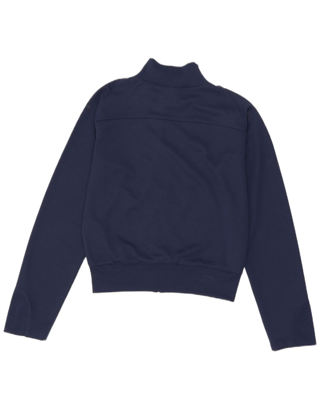 Nike Womens Crop træningsdragt topjakke UK 8/10 Lille marineblå stribet