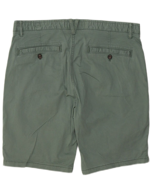 Fat Face Herre Chino Shorts W36 Stor Grøn Bomuld