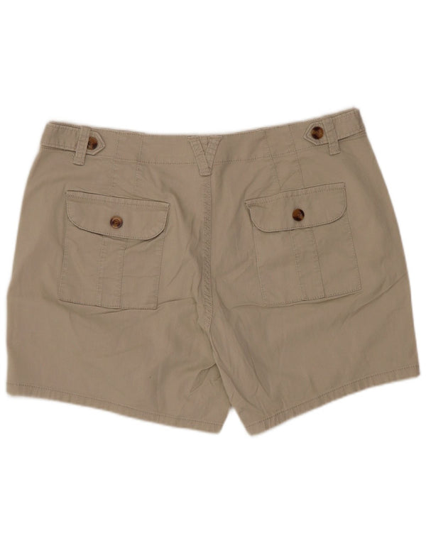 DOCKERS Womens Chino Shorts US 10 Large W32  Beige Cotton