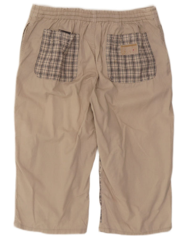 Tænk Pink Herre Bermuda Shorts Large W34 Beige Ternet Bomuld