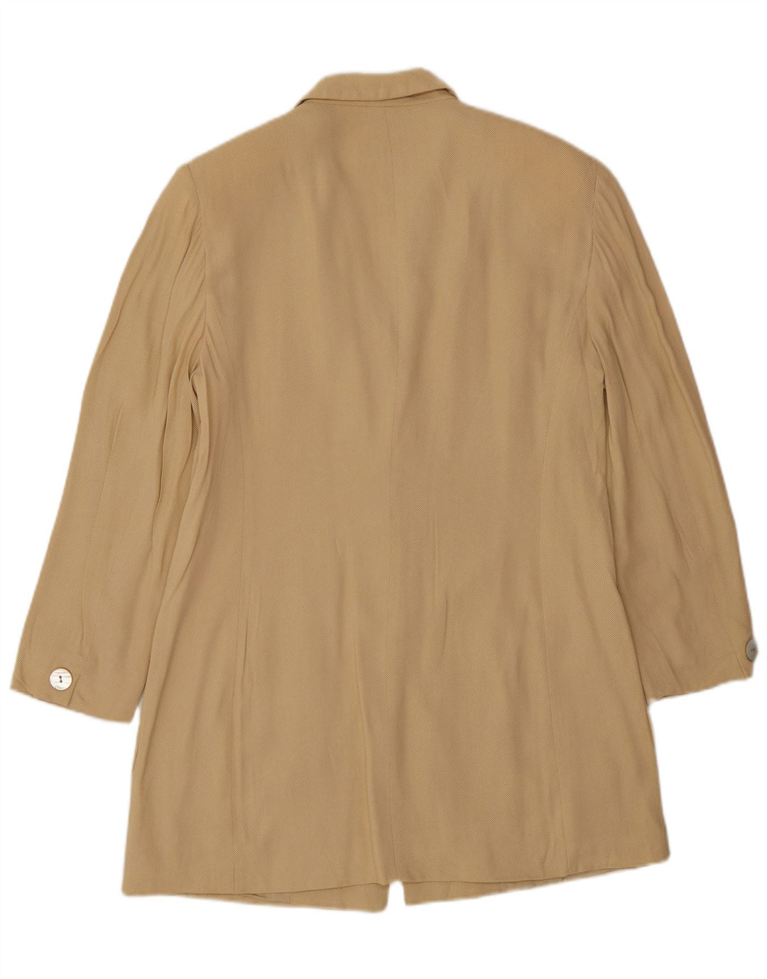 Marella Womens Longline 3-knaps blazerjakke UK 12 Medium Beige Viscose