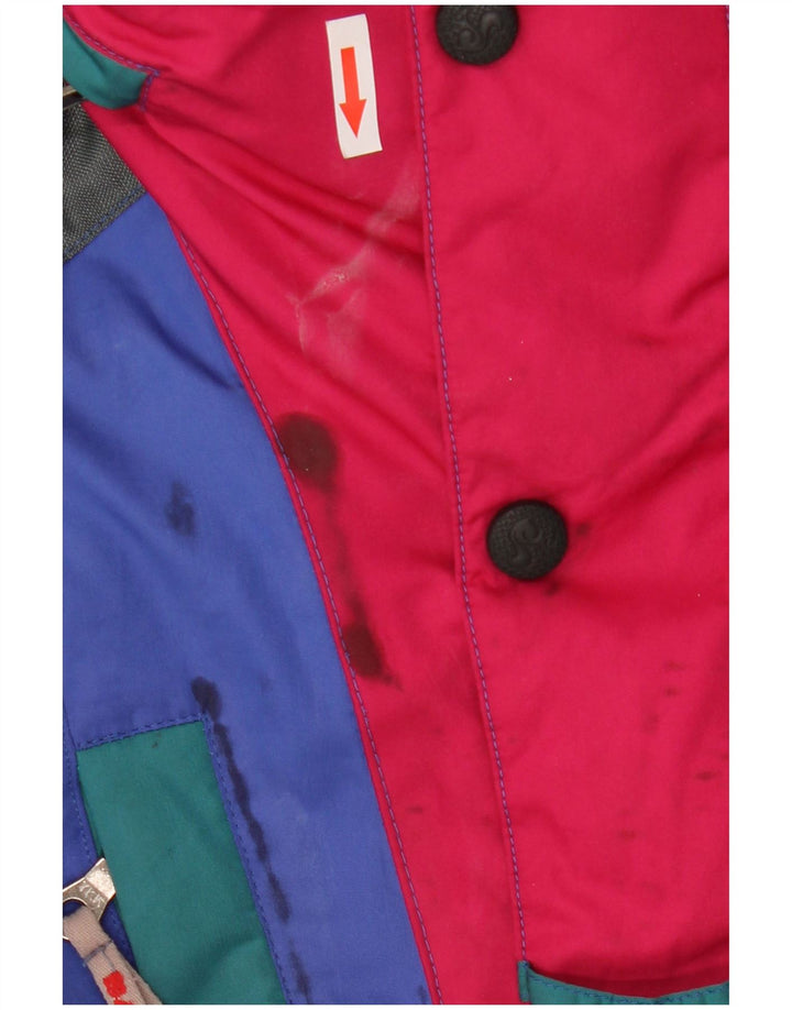 Bailo Herre Hætte Anorak Skijakke UK 36 Small Multicolor Colourblock