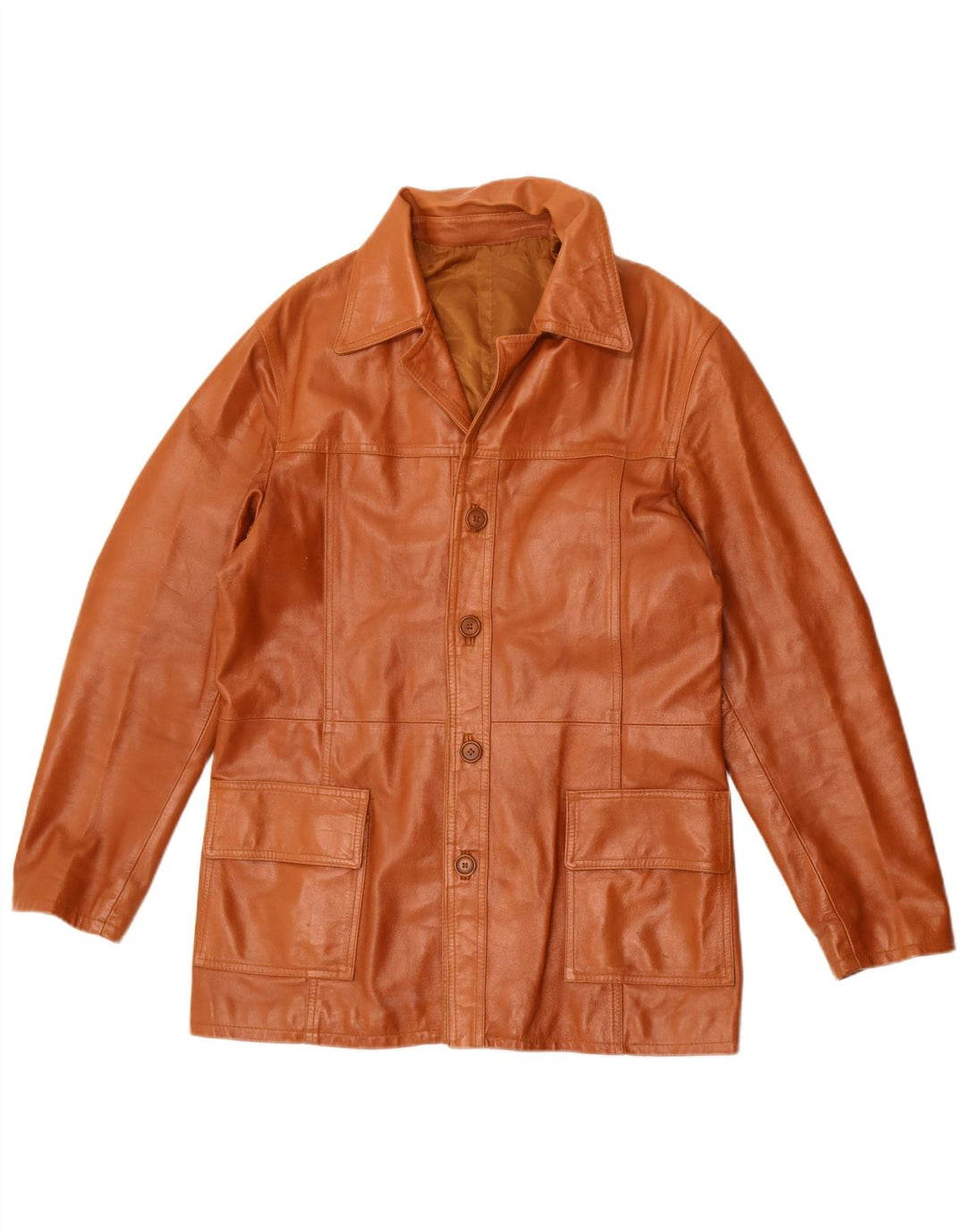 Vintage herre læderjakke UK 36 Small Brown