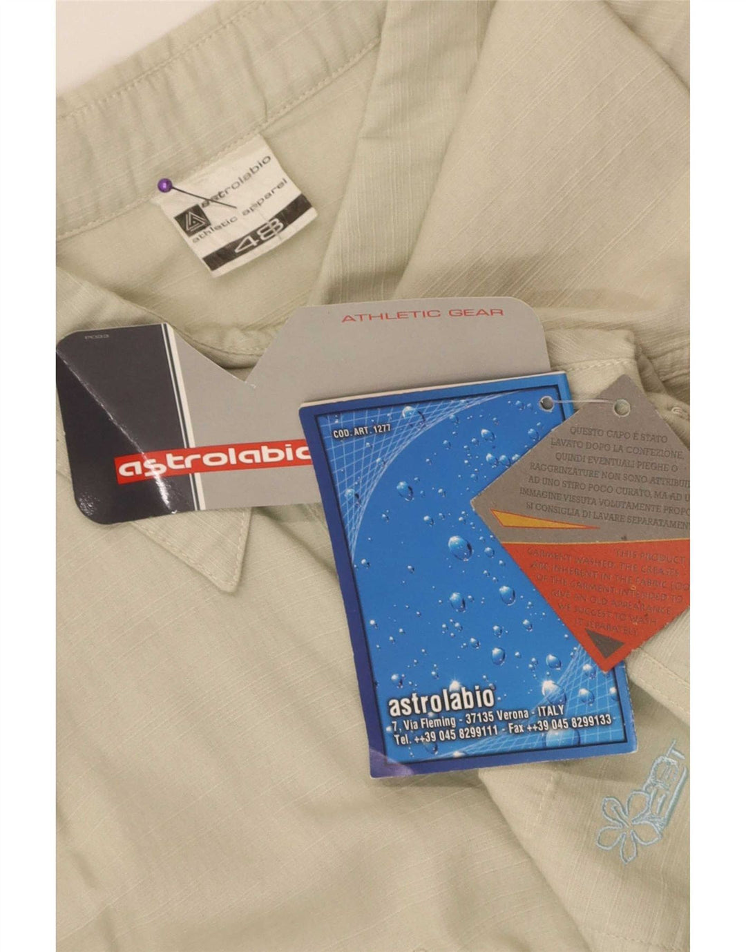 Astrolabio Dame Maxikjole IT 48 XL Beige Bomuld