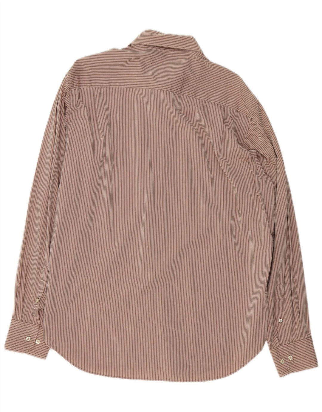 TRUSSARDI herreskjorte str. 42 16 1/2 Stor brun nålestribet bomuld